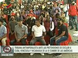 Tribuna Antiimperialista en Caracas alza la voz por las naciones excluidas por EE.UU. en la Cumbre de las Américas
