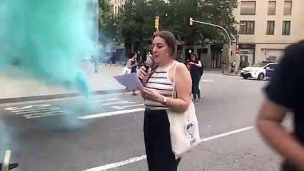 Manifest rebuig infiltració agent policia espanyola