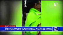 Santa Beatriz: Capturan a raqueteros que le robaron celular a padre de familia