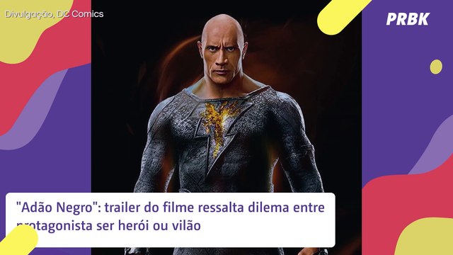 Trailer de Adão Negro mostra dilema entre personagem ser herói ou vilão
