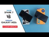 Tecno Spark 7 VS Samsung A02s Comparison | Speed Test | Gaming Test | Camera Test