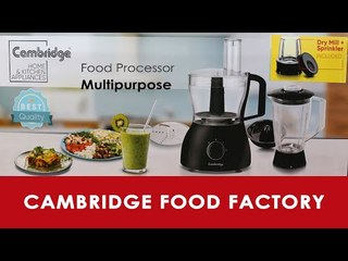 Cambridge Food Factory 18 in 1 | Multipurpose Food Processor Price in Pakistan | Juicer | Blender