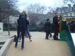 parc bergson avec clara et laure