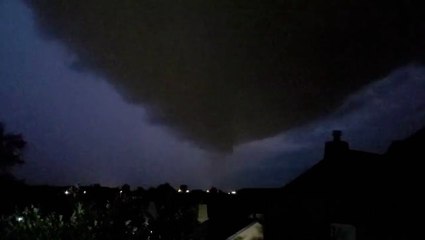 Tornado forms in the Kansas sky