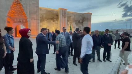 Aksaray'a davet edilen büyükelçi ve diplomatlar, Sultanhanı Kervansarayı'nı gezdi