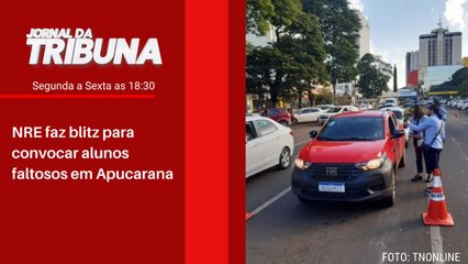 NRE faz blitz para convocar alunos faltosos em Apucarana