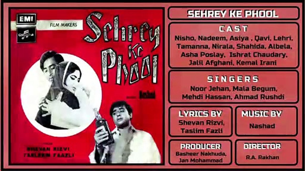 Aaj Tak Yaad Hai Woh Pyar Ka Mnzar Mujhko - Mehdi Hassan - Film Sehrey Ke Phool