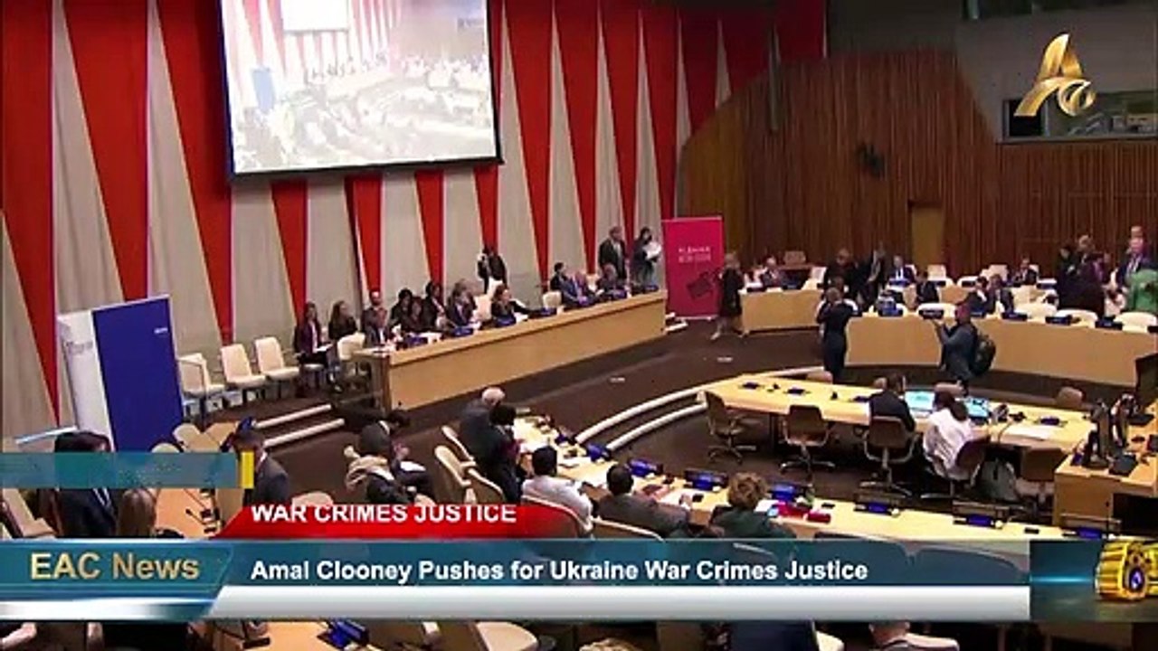Amal Clooney Pushes For Ukraine War Crimes Justice