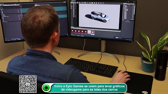 Volvo e Epic Games se unem para levar gráficos de jogos às telas dos carros