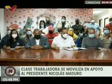 Clase trabajadora anuncia movilización en Caracas para respaldar medidas económicas del Ejecutivo