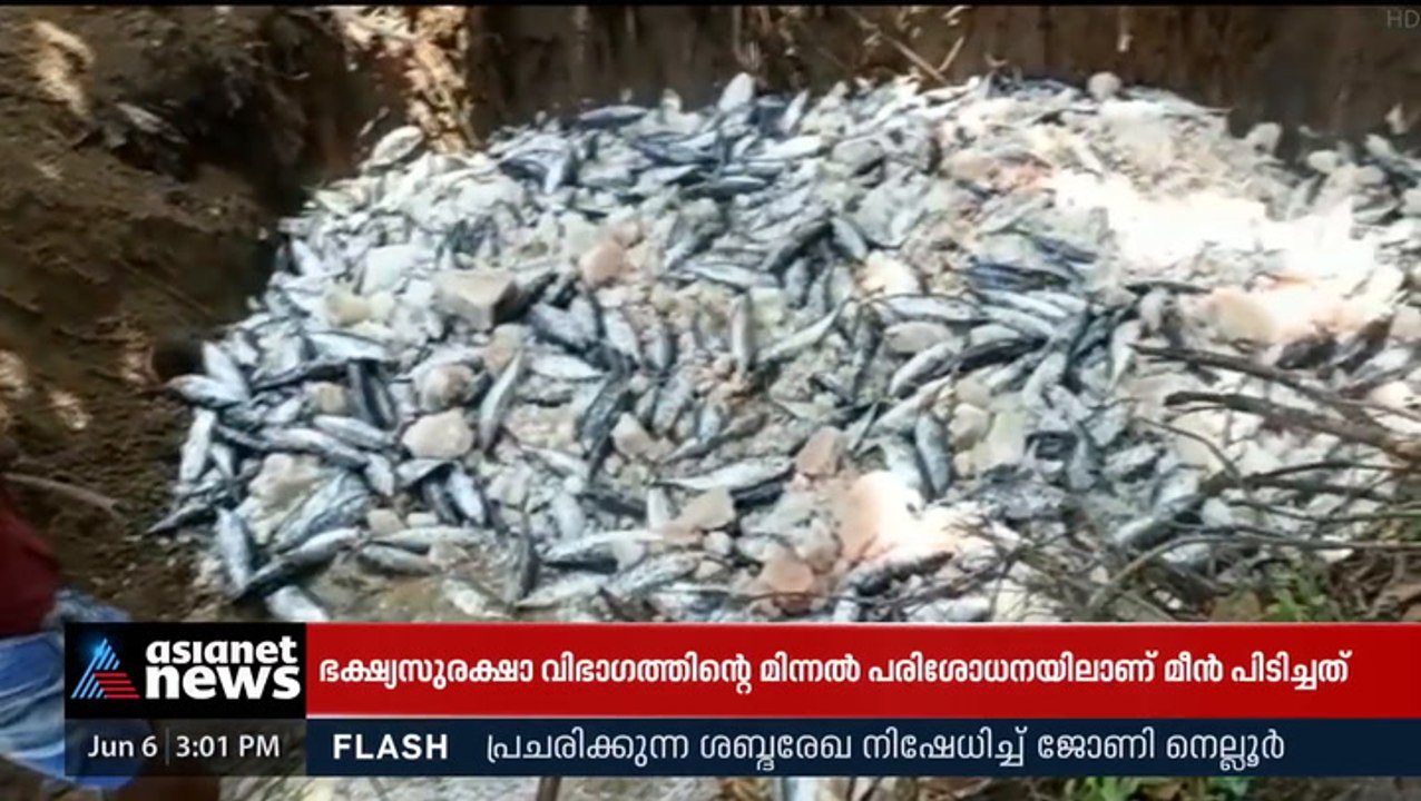 തിരുവനന്തപുരത്ത് 9600 കിലോ പഴകിയ മീന്‍ പിടികൂടി
