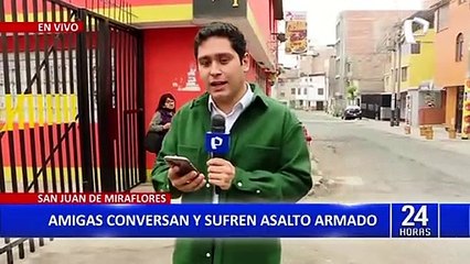 SJM: Delincuentes en mototaxi encañonan y asaltan a mujeres