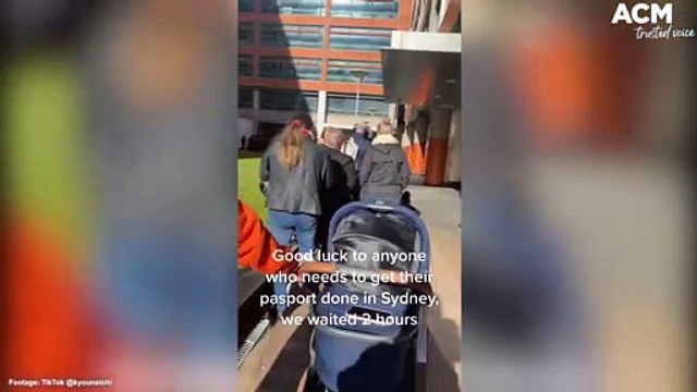 Travellers line up for hours for new passports in Sydney | June 9, 2022 | ACM
