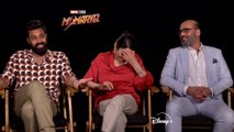Mohan Kapur, Zenobia Shroff, and Saagar Shaikh Ms Marvel Interview Part 1