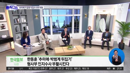 한동훈, ‘秋 지우기’ 돌입…檢 직접수사 부서 확대
