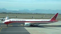 TAAG Angola Airlines 777-300ER Take Off & Landing On Runway 01 At Cape Town International Airport 4K