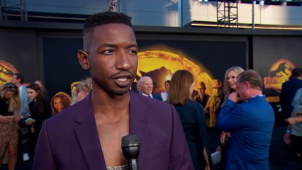 Jurassic World Dominion Momoudou Athie World Premiere Interview