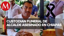 Asesinan al alcalde de Teopisca; familiares y amigos le dan el último adiós