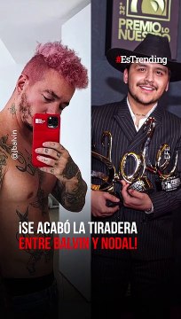 J Balvin aceptó las disculpas de Nodal y lo tildó de caballero