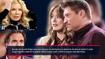 The Bold and The Beautiful Spoilers_ Brooke's Going Overboard With Deacon