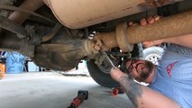 Truck Starts Rolling Over Man When He Accidentally Disconnects Driveshaft