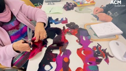 Canberra Region Feltmakers preparing for the Rapt In Felt Fashion Parade | June 9, 2022 | Canberra Times