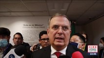 “México es un país donde hay una libertad de prensa muy amplia”: Ebrard