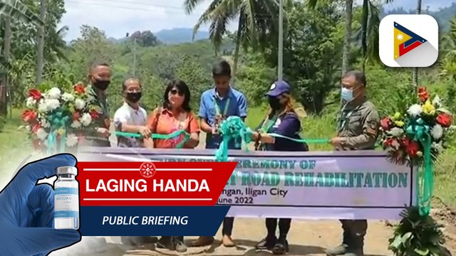Pagsasaayos ng farm to market road sa Brgy. Kalilangan, Iligan City, inaashanang makakatulong sa ekonomiya at insurgency sa lugar