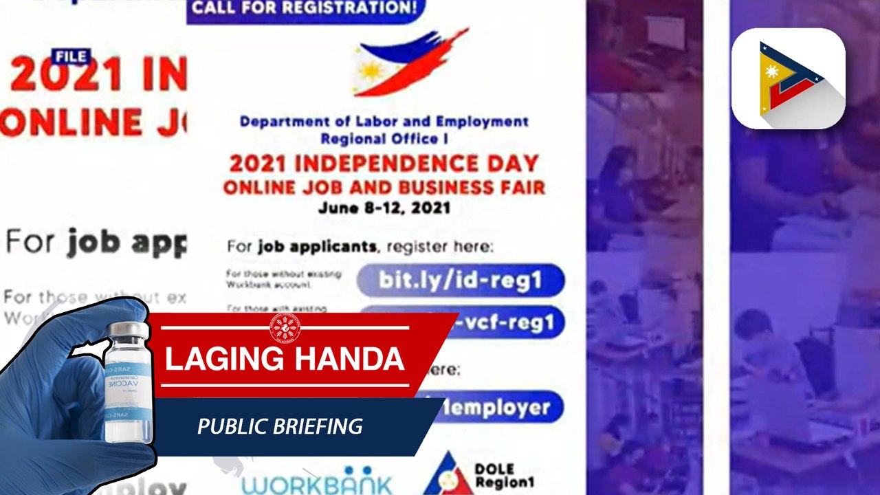DOLE, magsasagawa ng mga job fair bilang bahagi ng pagdiriwang sa Araw ng Kalayaan; Local at overseas opportunities tampok sa job fair ng DOLE sa araw ng kalayaaan