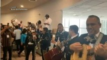 Con mariachi, diputados celebran triunfo de Américo Villarreal en Tamaulipas