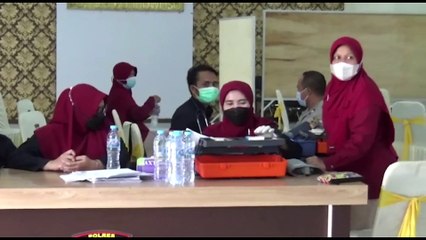 Sambut Hari Bhayangkara, Polres Bondowoso Gelar Donor Darah