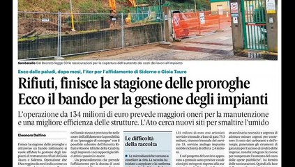 Rassegna stampa 09-06-2022 edizioni Calabria
