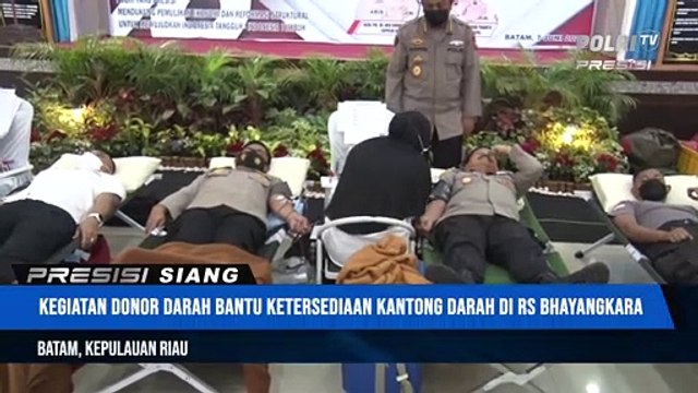 Bhakti Kesehatan Polda Kepri Dalam Rangka Hari Bhayangkara ke-76