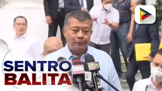 Incoming Justice Sec. Boying Remulla at outgoing DOJ Sec. Menardo Guevarra, nagpulong na ngayong araw