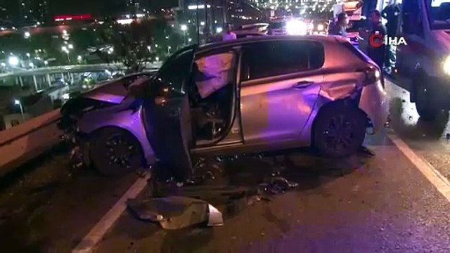 İstanbul'da korkunç kaza! Ortalığı savaş alanına çevirip kaçtı