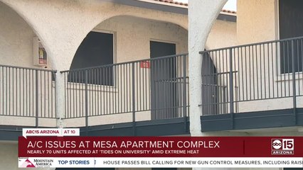 A/C issues at Mesa apartment complex during hottest day in the Valley