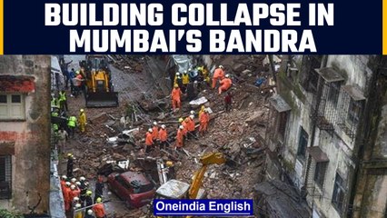 Download Video: Mumbai: 1 person died and 19 injured after building collapse in Bandra | Oneindia News *News