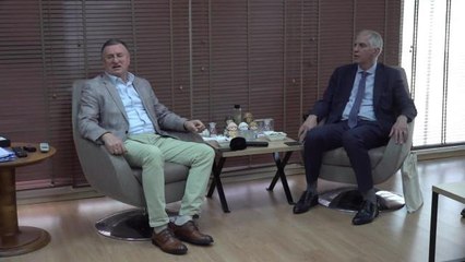 Lütfü Savaş, Fransa Büyükelçisi Magro'yu Konuk Etti