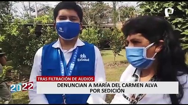 María del Carmen Alva: denuncian a presidenta del Congreso por sedición tras filtración de audios