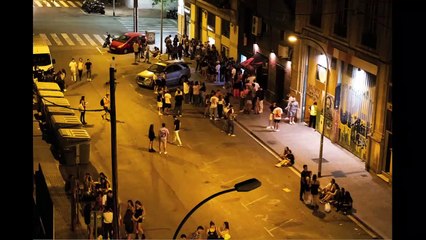 Timelapse del Triangle Golfo del Poblenou