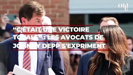 “C'était une victoire totale” : les avocats de Johnny Depp sortent du silence pour la première fois