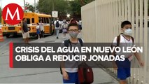 Escuelas de Nuevo León se incorporan a nuevo horario de clases por cortes de agua