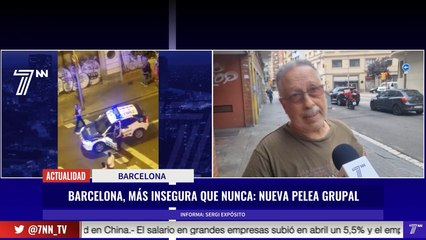 Barcelona, más insegura que nunca: nueva pelea grupal