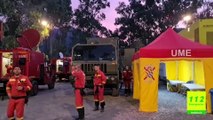 Más de 500 efectivos y 3.000 evacuados: Avanza el incendio en Sierra Bermeja