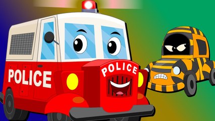 Police Car  Song - Vehicle Rhymes and Songs for Children by Kids TV Channel