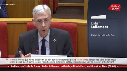 "Il n’y avait pas 30 à 40 000 personnes aux portillons du stade, personne n’a jamais dit ça"