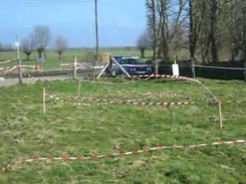 Mathieu sénécal ss2 rallye cote fleurie 2008