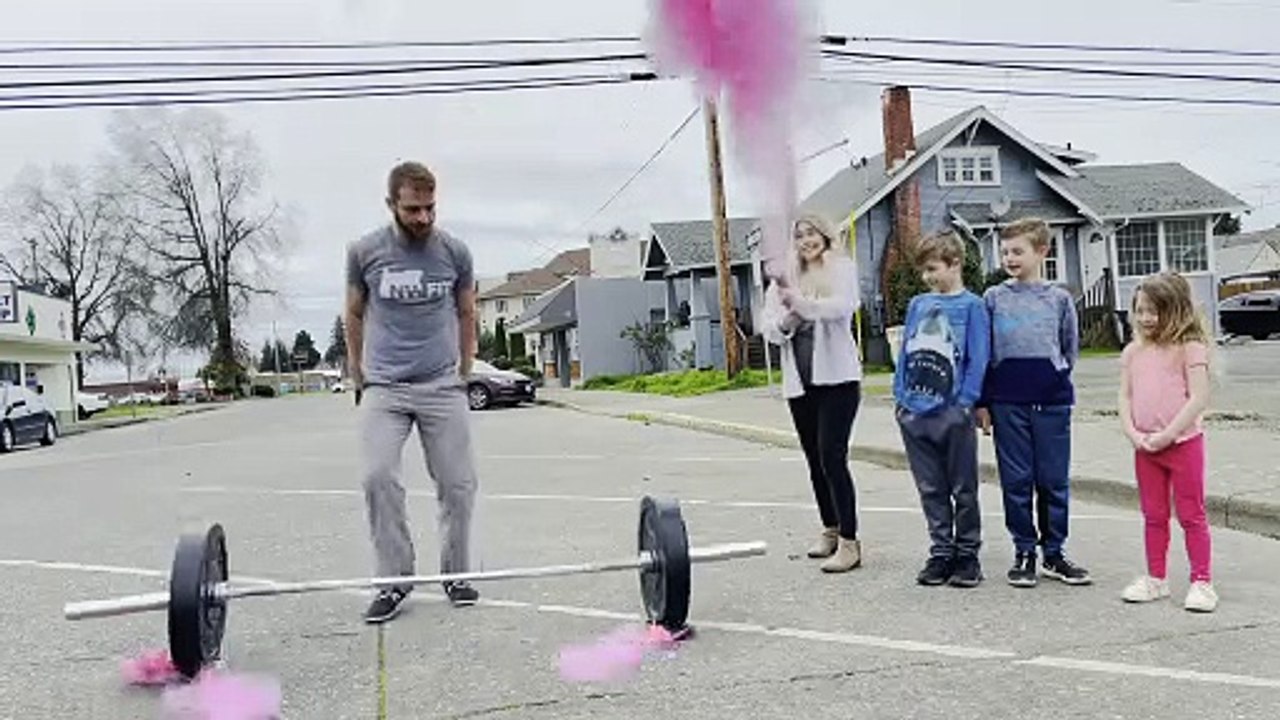 Gender Reveal by Dropping Weights