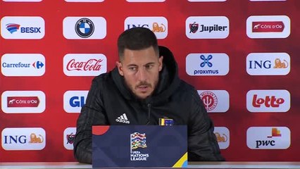 Belgique - Hazard : ''Tout le monde va bien dormir ce soir''