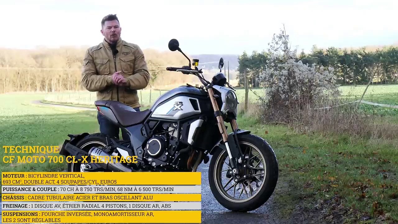 Essai CF Moto 700 CL-X Heritage _ un vrai pas en avant !